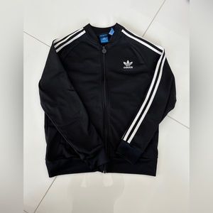 Black adidas jacket size Large perfect condition